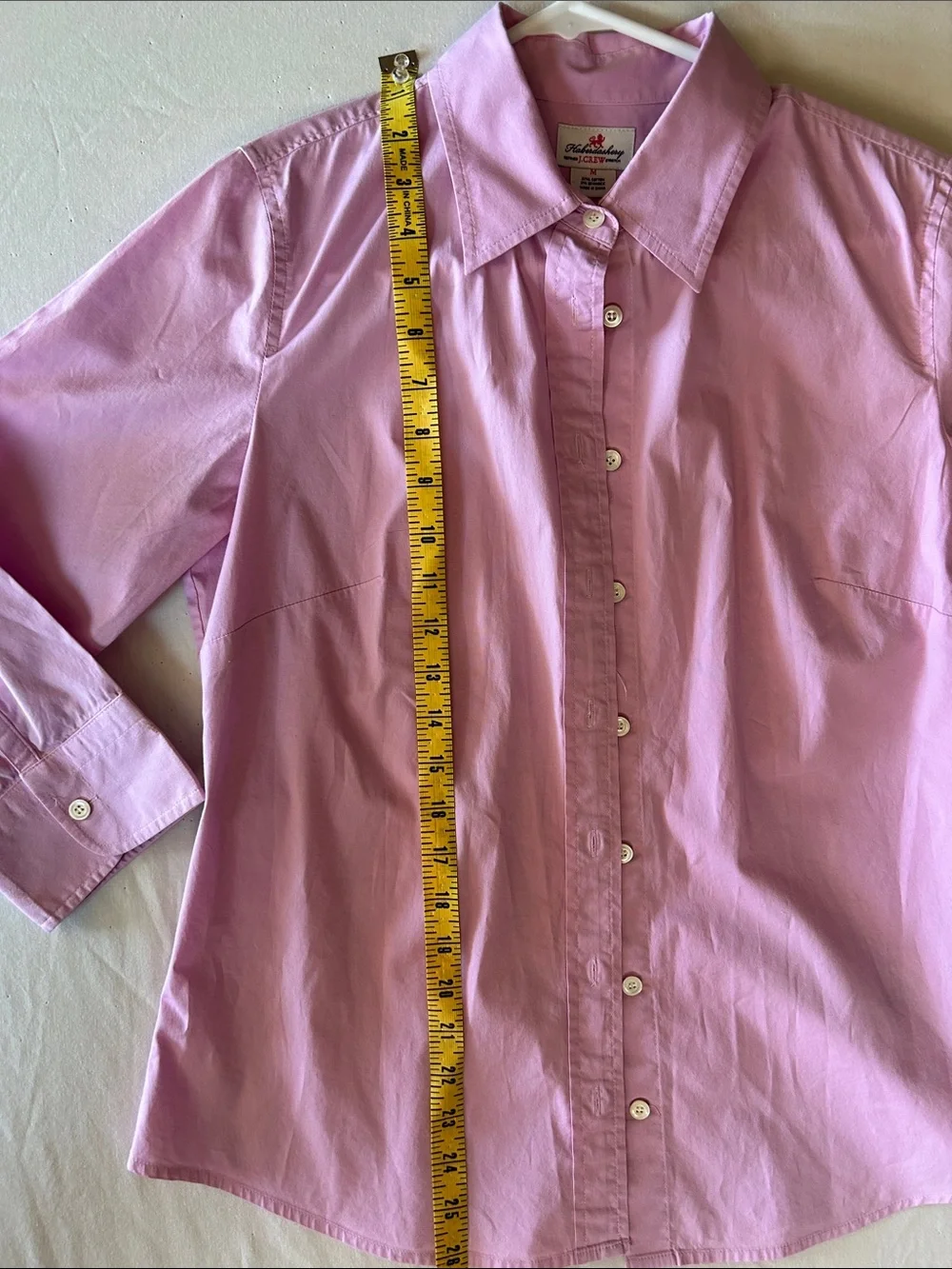 Haberdashery Classic Button-Down Shirt in Light Pink
